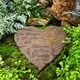 thumbnail image 3 of Piedra Conmemorativa para Perro OBSI en Forma de Corazón Marrón, 3 of 7