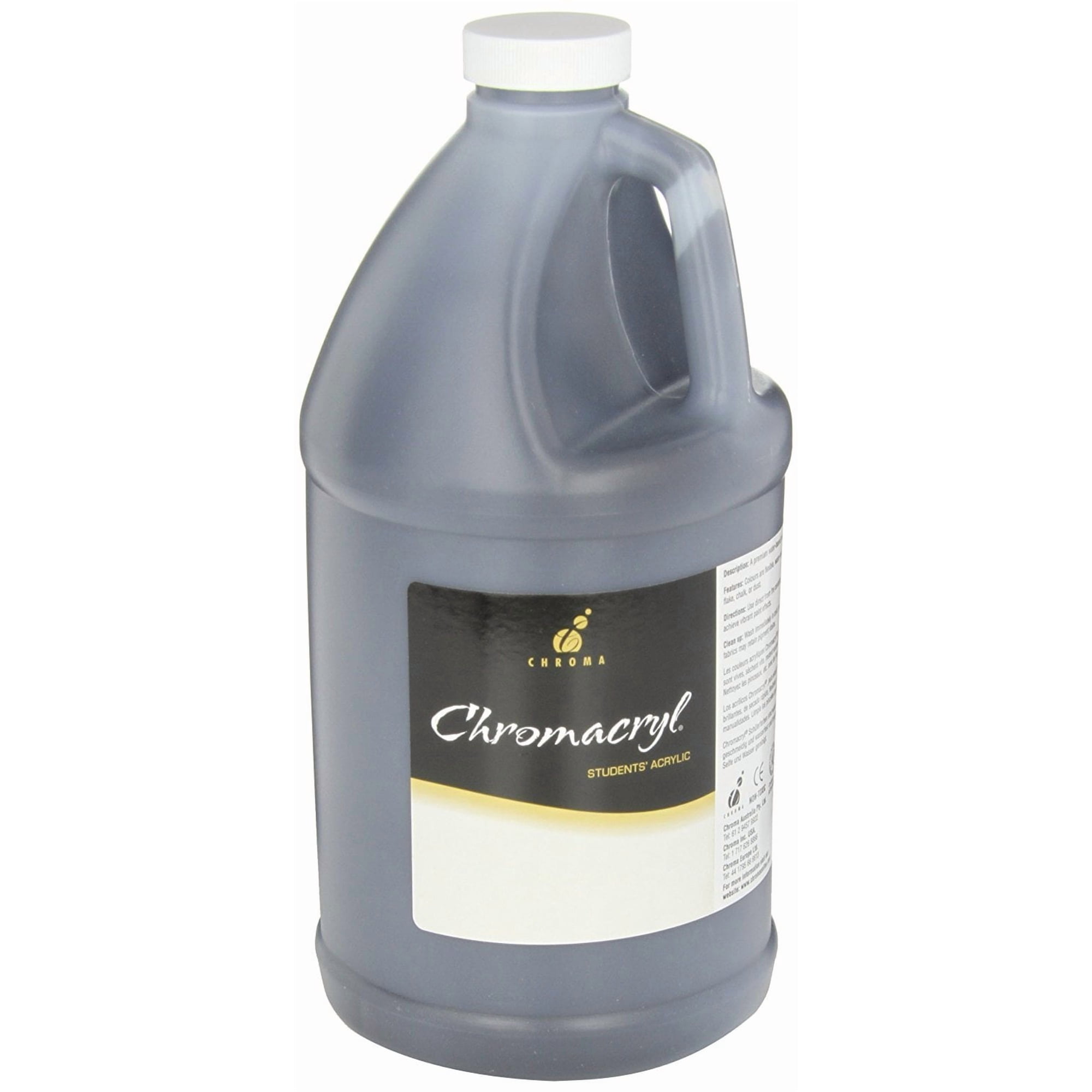 Pintura Acrilica Chromacryl Premium Student 1.89l Negra