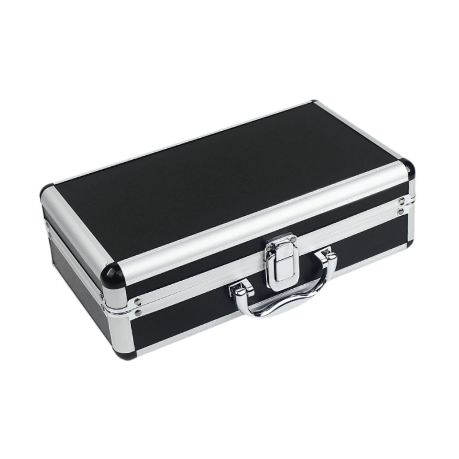 Ioensy - Caja De Herramientas De Aleación De Aluminio, Resistente Al Polvo, Profesional, Versátil, Estuche Rígido Para Herramientas, 30 Cm X 17 Cm X 9,5 Cm