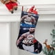 thumbnail image 2 of UFC Tema: Calcetines de Navidad, fino lino blanco para colgar en escaleras y chimenea, decoración navideña para el hogar, regalo de Navidad. 45cm × 32cm, 2 of 5