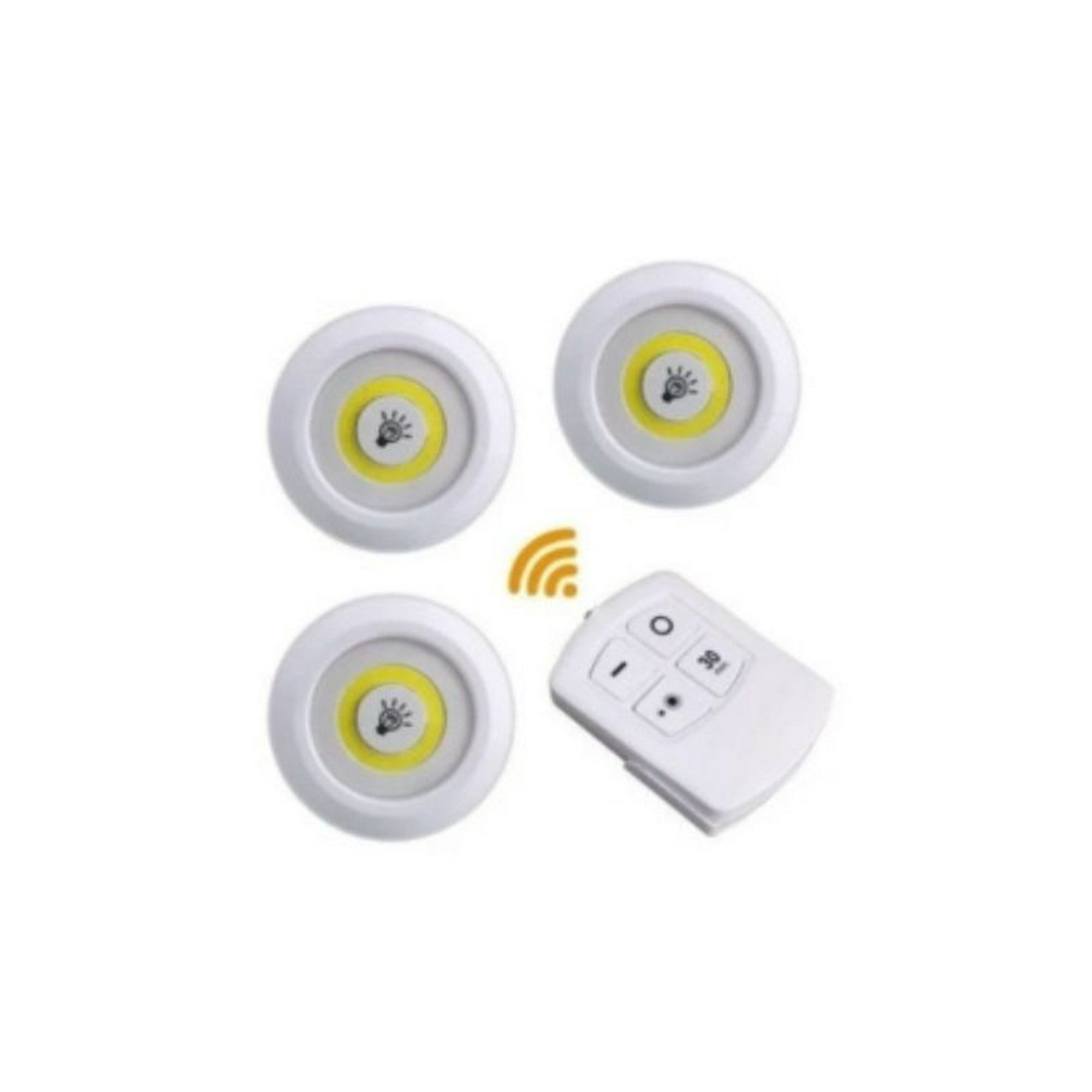 Genérico - Set 3 Luces Led De Emergencia Inalambricas Control Remoto