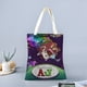 thumbnail image 2 of Hey AJ Bolso de tela con estampado de lienzo para mujer, bolsa de compras reutilizable y estética, con cremallera interior, regalo para mujer, 35 × 40 cm., 2 of 6