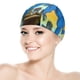 thumbnail image 5 of The Tick Gorro de Natación de Licra, Gorro de Baño de Tela Cómoda, Gorro Elástico Antideslizante para Hombres, Mujeres y Niños, 5 of 6