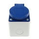 thumbnail image 1 of Enchufe EU Schuko Impermeable de 2 Clavijas 16A 220V, 1 of 3