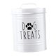 thumbnail image 1 of Contenedor De Almacenamiento De Comida Para Perros, Portátil, Sellado, Asa De Metal Resistente, Frasco Para Mascotas De 54 Oz, Blanco, 1 of 5