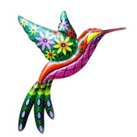 Ioensy - Colibrí De Metal Arte De La Pared Adorno Escultura Colgando Decoración Para El Hogar Al Aire Libre D