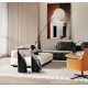 thumbnail image 2 of Mesa Auxiliar Lateral Grande Willie de Whiteline Modern Living en Negro/Blanco, 2 of 3