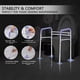 thumbnail image 4 of Barras de Seguridad para Inodoro Lianjindun Ajustables y Plegables hasta 158 kg, 4 of 6