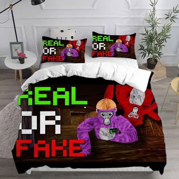 Gorilla Tag Bedding Sets Gorilla Tag VR Gamer Duvet Cover,Comforter Quilt Bed Cover Sets Bedroom Decoration Home Supplies Bed Sheets