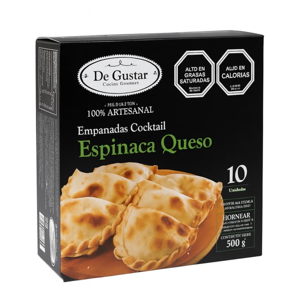 Empanada Cocktail Espinaca Degustar 10 Un, 300 g