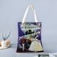 thumbnail image 2 of Grimm's Fairy Tale Classics Bolso de tela con estampado de lienzo para mujer, bolsa de compras reutilizable y estética, con cremallera interior, regalo para mujer,40*45cm., 2 of 6