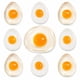 thumbnail image 2 of Juguete The Dreidel Company Sticky Egg Splat Blanco Paquete de 12, 2 of 8