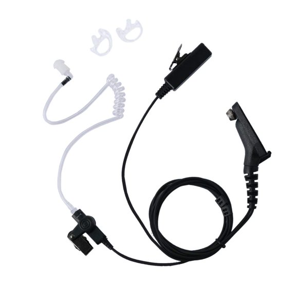 Auriculares de vigilancia Caroo XPR 7550 con 2 cables para Motorola