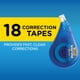 thumbnail image 2 of Cinta correctora BIC Wite-Out Brand EZ Correct, 39,3 m, paquete de 18, 2 of 7