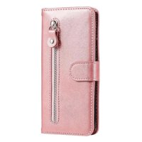 Gangxun - Funda Con Cremallera Para Iphone 13, Carcasa Cartera De Cuero Pu Con Soporte Y Tarjetero