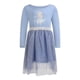 thumbnail image 1 of Vestido Disney Frozen Elsa para Niñas Manga Larga Morado, 1 of 8