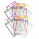 thumbnail image 2 of 20 fundas de bolsillo de borrado en , transparentes, de 10 x 14 pulgadas, para útiles escolares de profesores, protectores de papel reutilizables., 2 of 5