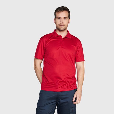 Jayson - Polera Dry Fit Hombre M/C Rojo S