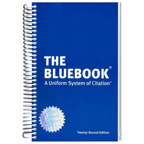 Libro The Bluebook: Sistema Uniforme de Citas – 22ª Edición (Harvard Law Review)
