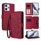 thumbnail image 1 of Funda Cartera Mariposa para [Xiaomi Redmi 12 4G/5G] con Soporte y Cremallera Rojo, 1 of 6