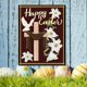 thumbnail image 4 of Troqueles metálicos Sznilindm, cruz de Pascua y flor de lirio, 14 x 11 cm, 4 of 8