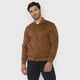thumbnail image 2 of Bomber Hombre Fake Suede Camel Corona, 2 of 5