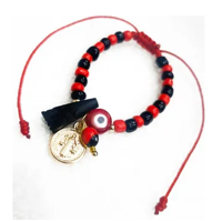 Genérico - Pulsera Azabache Con Dije San Benito