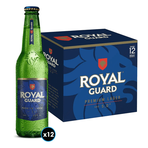 Cerveza Royal Guard Botellin 355Ml X12