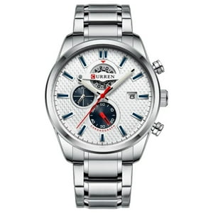 Reloj Analogo Plateado Curren 8352_3