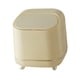 thumbnail image 3 of Pequeño Basurero de Escritorio con Tapa Cubo de Basura para Baño Encimera Sala de Estar Amarillo (Basurero Mini), 3 of 3