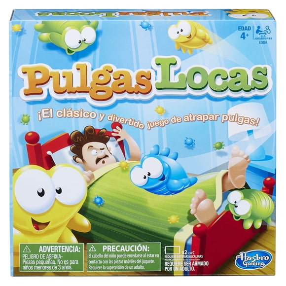 Juegos Juego de Mesa Hasbro Games Pulgas Locas Clásico, 1 Un