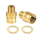thumbnail image 3 of 2 Piezas Extensor De Pedal De Bicicleta De 20 Mm Espaciador De Pedal Extendido Resistente Para Bicicleta De Carretera Dorado, 3 of 5