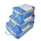 thumbnail image 3 of Compresión Equipaje Embalaje Organizador Bolsas Accesorios De Viaje Azul, 3 of 3