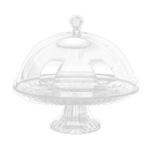 Magideal - Bandeja Para Servir Con Tapa, Soporte Para Pasteles, Tabla De Queso, Redonda Versátil Con Pedestal De Cúpula Para Comida, Dulces, Golosinas Navideñas,