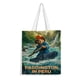 thumbnail image 1 of Paddington in Peru Bolso de tela con estampado de lienzo para mujer, bolsa de compras reutilizable y estética, con cremallera interior, regalo para mujer,38*45cm., 1 of 6