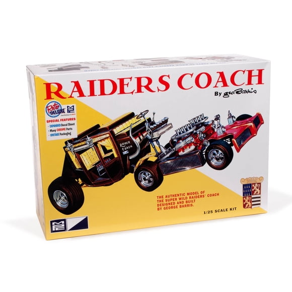 Kit de modelo MPC George Barris Raiders Coach a escala 1:25