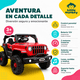 thumbnail image 2 of Auto Eléctrico A Bateria Camioneta 12v Niños Control Usb Rojo, 2 of 8
