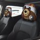 thumbnail image 2 of Masha y el Oso Funda Protectora Universal para Reposacabezas de Coche, Funda Elástica para Reposacabezas de Asiento de Auto, Funda de Tela Antipolvo, Accesorios de Interior 2 Piezas, 2 of 6