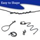 thumbnail image 4 of Ataduras de Silicona Reutilizables 24PK Negras 15cm, 30cm, 46cm, 4 of 5