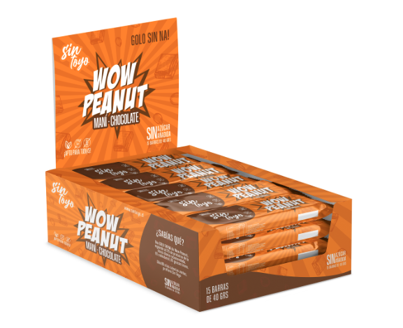 Sin Toyo - Wow Peanut Display 15 Unidades - Sin Azúcar Añadida