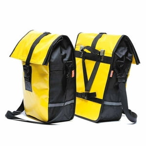Onwheels - Alforja Doble Impermeable Amarillo