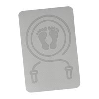 Magideal - Estera Para Saltar La Cuerda, Estera Para Ejercicios Físicos, Protección Para Las Rodillas, Absorción De Impactos, Estera Antideslizante Para La Cuerd Gris
