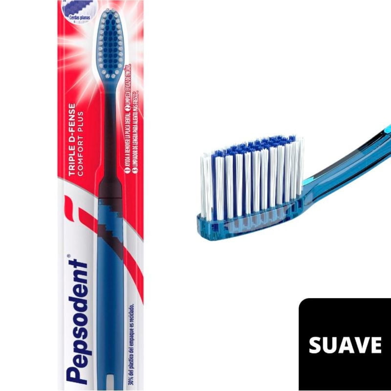 Cepillo De Dientes Triple Defense Soft 1 Un Pepsodent