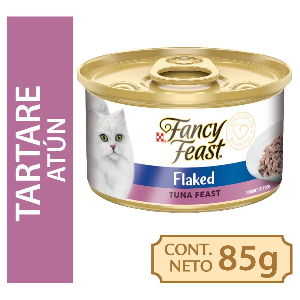Pack Alimento húmedo para gato FANCY FEAST® Tartare de Atún 85g x8