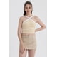 thumbnail image 1 of Polera Mujer Halter Cruzada Amarillo, 1 of 4