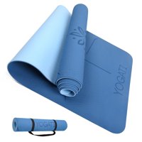 Esterilla De Yoga Yogati Gruesa Para Pilates, Entrenamiento, Gimnasio Con Correa