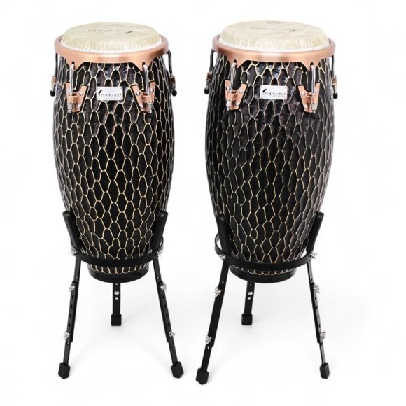 Set de Congas con Soporte Tropicana Fiberskin Crh850hm - 10 - 11