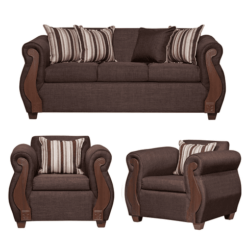 Ruzam Mobel - Juego De Living 3-1-1 Begoña Cafe