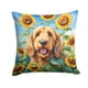 thumbnail image 1 of Cojín Sunflowers Otterhound 35 X 35 Cm, 1 of 6