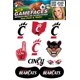 thumbnail image 1 of Tatuajes temporales FAN-A-PEEL Cincinnati Bearcats impermeables, 1 of 1